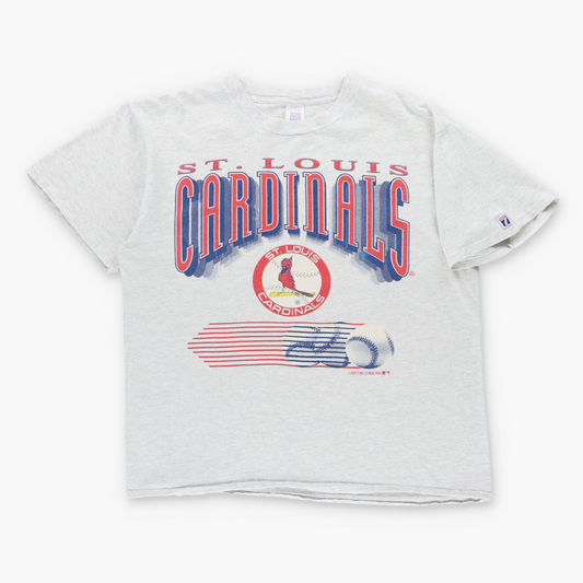 Vintage 1993 MLB St. Louis Cardinals Light Heather Grey Single Stitch Baseball Tee (XL) Vintage Sole Melbourne
