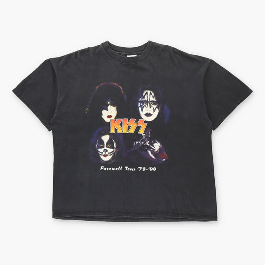 Vintage KISS 'The Farewell Tour' 2000 Ted Nugent & Skid Row Double Sided Boxy Band Tee (XXL)