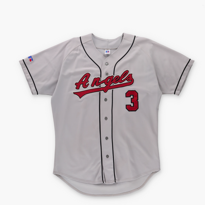 MLB RUSSELL ATHLETIC California Anaheim Angels #3 'USA Made' Vintage Jersey (L)