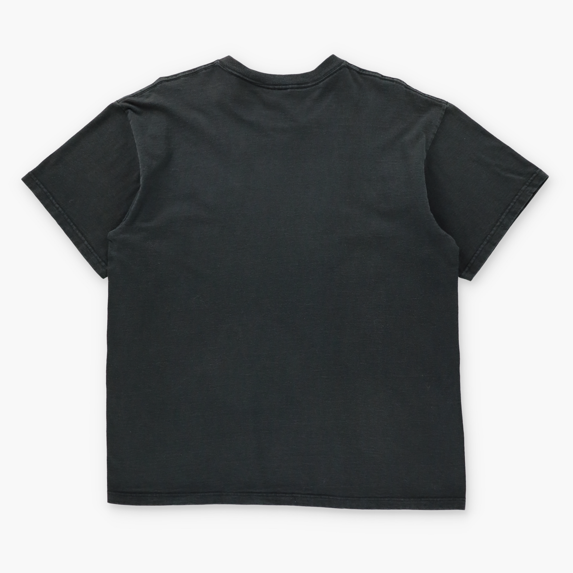 NIKE Embroidered Basketball Swoosh Logo USA Made Black Tee (L) ***COCO Vintage Sole Melbourne