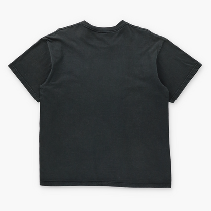 NIKE Embroidered Basketball Swoosh Logo USA Made Black Tee (L) ***COCO Vintage Sole Melbourne
