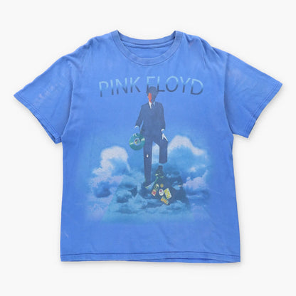 Vintage PINK FLOYD 'Wish You Were Here' Faceless Man Blue Music Band T-Shirt (L-XL)