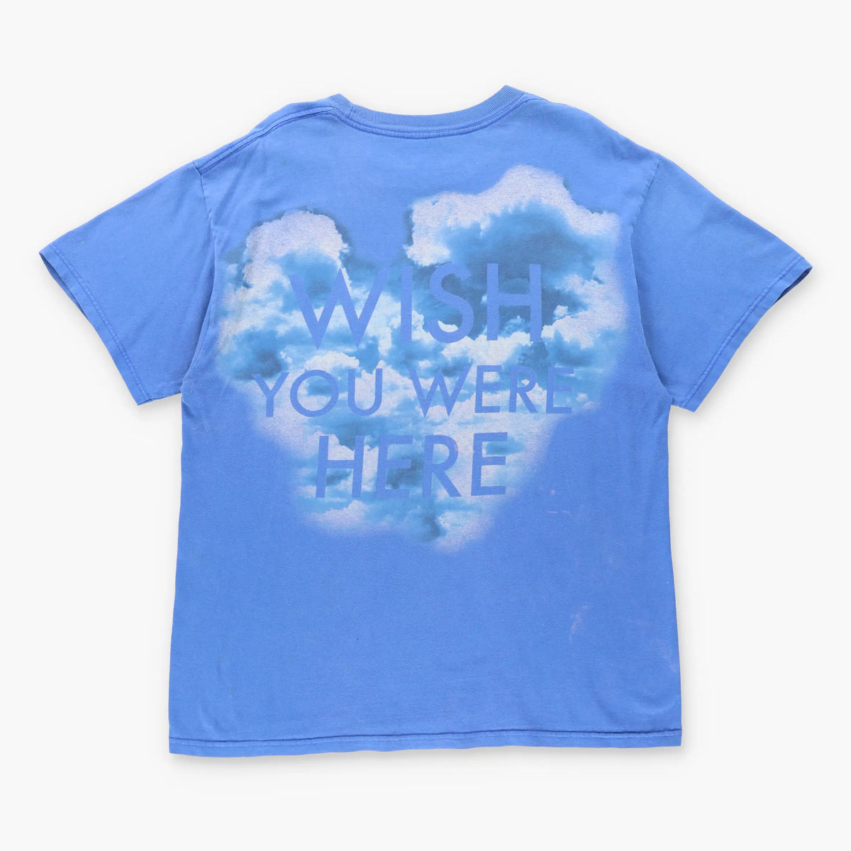Vintage PINK FLOYD 'Wish You Were Here' Faceless Man Blue Music Band T-Shirt (L-XL)