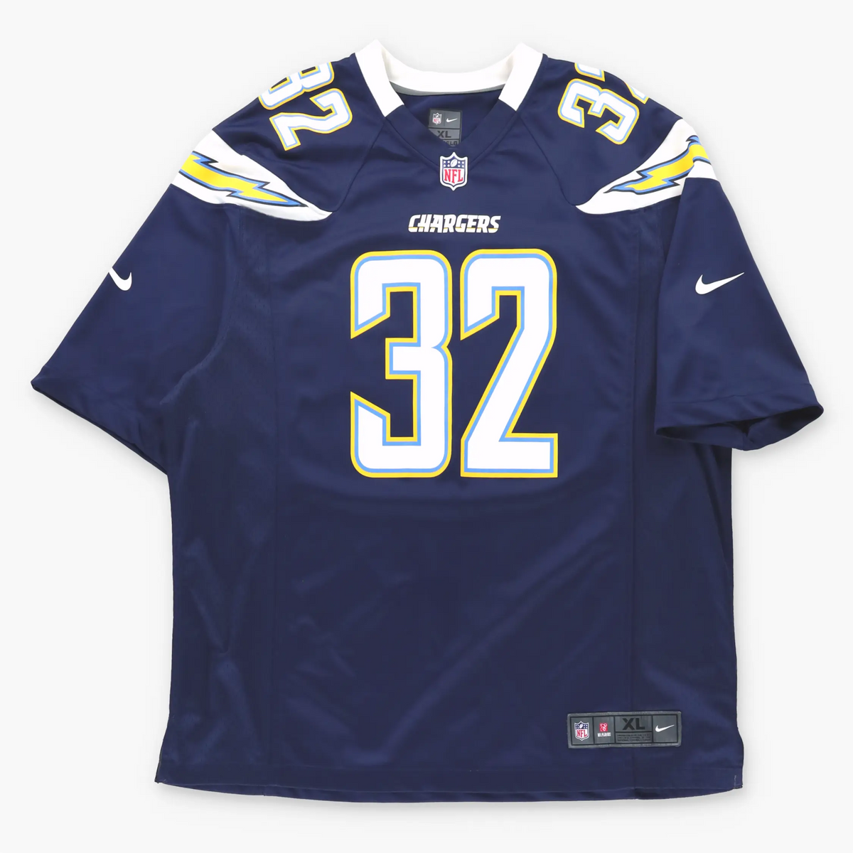 NIKE On Field NHL San Diego Chargers Eric Weddle #32 Navy Blue Jersey (XL)