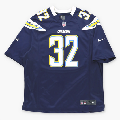NIKE On Field NHL San Diego Chargers Eric Weddle #32 Navy Blue Jersey (XL)