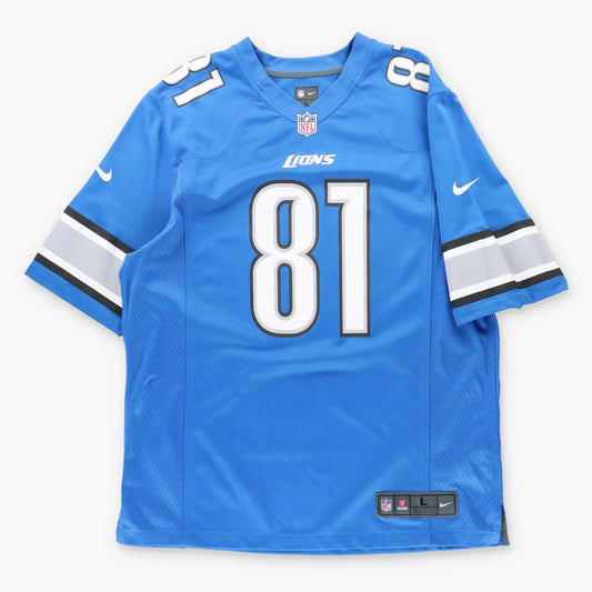 NIKE Detroit Lions NFL Johnson #81 On Field Jersey (L TALL)