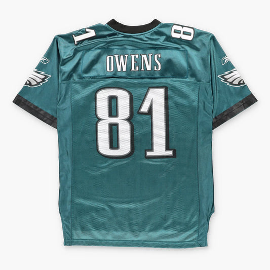 Vintage REEBOK NFL Philadelphia Eagles Terrell Owens #81 American Football Jersey (L TALL)