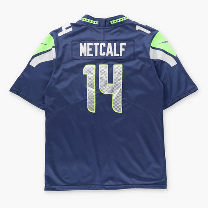 NIKE Seattle Seahawks NFL #14 DK Metcalf Jersey (M TALL)