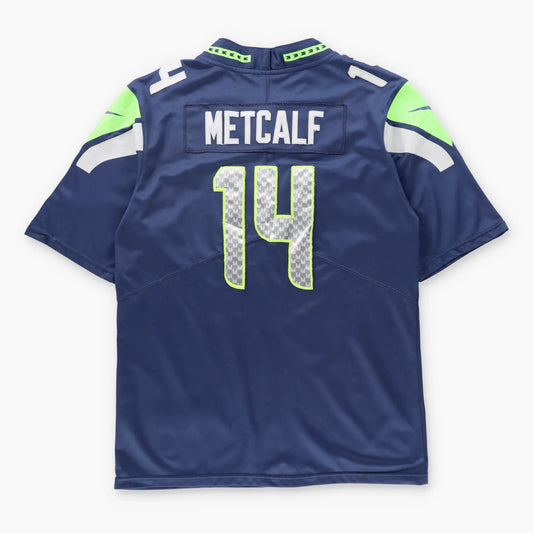 NIKE Seattle Seahawks NFL #14 DK Metcalf Jersey (M TALL)