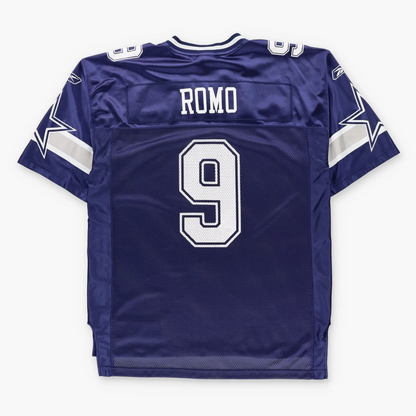 REEBOK Dallas Cowboys NFL Tony Romo #9 American Football Jersey (L-XL)