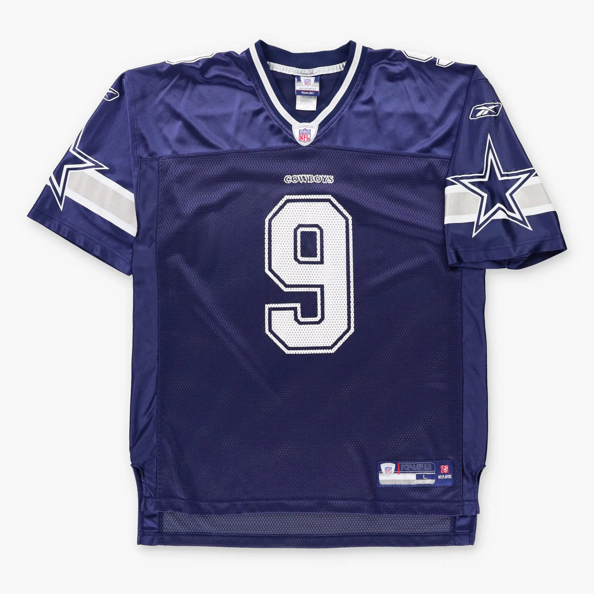 REEBOK Dallas Cowboys NFL Tony Romo #9 American Football Jersey (L-XL)