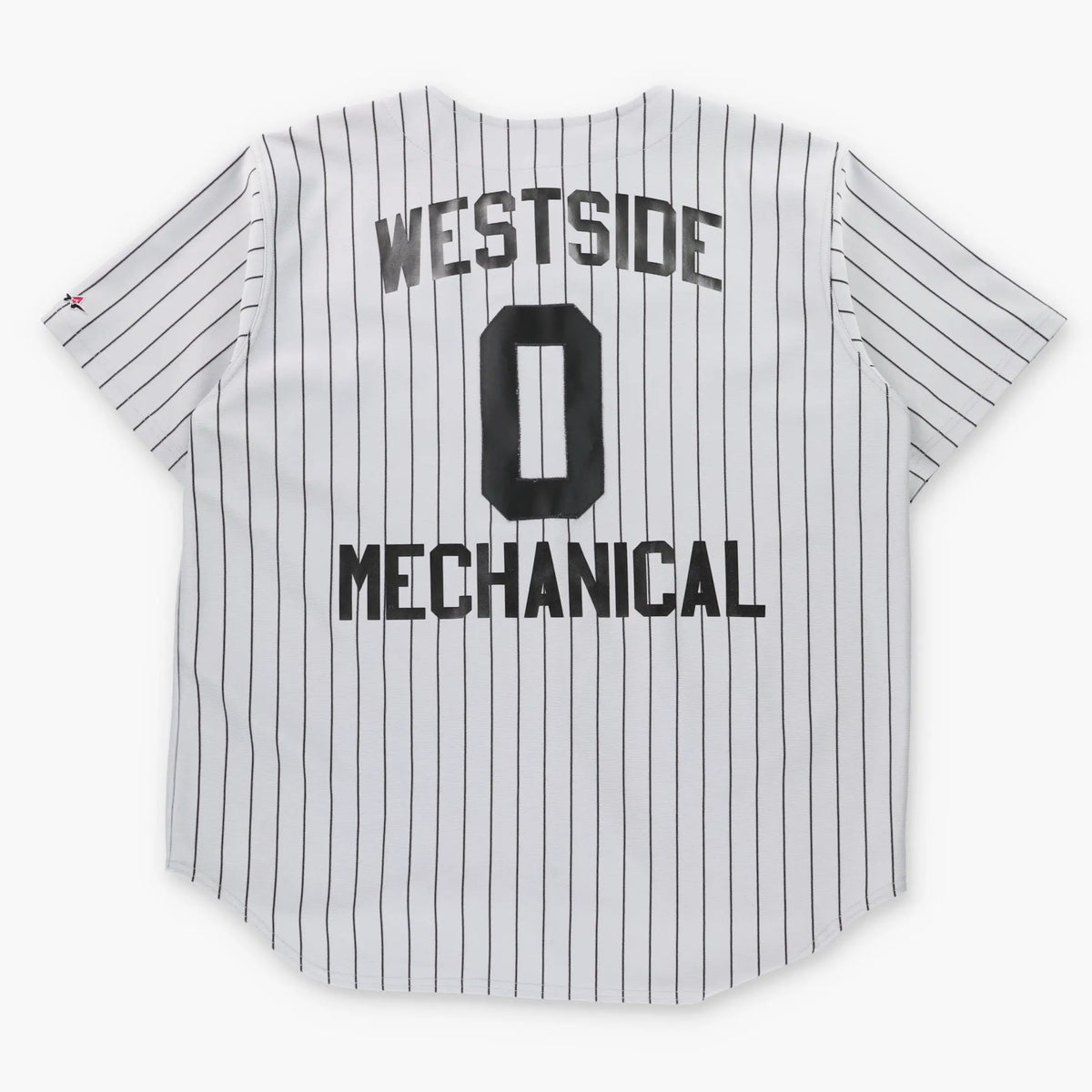 Trojans #0 Westside Mechanical Grey Baseball Jersey (XXL)