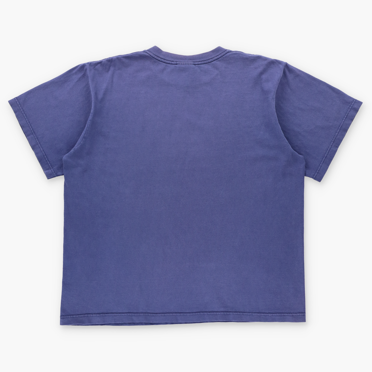 ADIDAS Blue & Yellow Retro Style Logo Graphic TShirt (M-L)