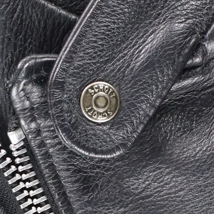 Vintage SCHOTT PERFECTO 561 Leather Motorcycle Jacket USA Made (40) - Vintage Sole Melbourne