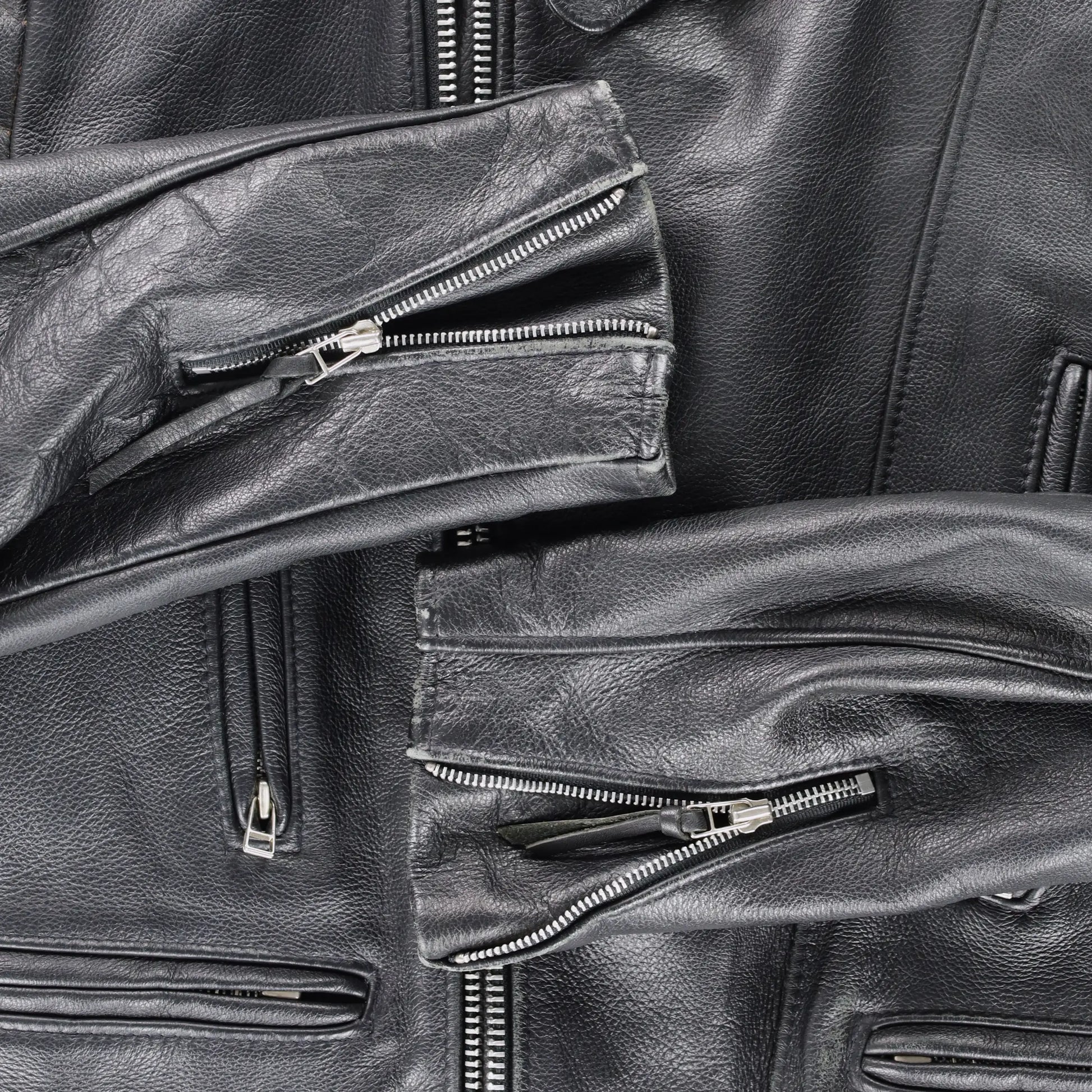 Vintage SCHOTT PERFECTO 561 Leather Motorcycle Jacket USA Made (40) - Vintage Sole Melbourne