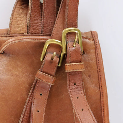 COACH 9960 'Daypack' Brown Leather Turnlock Backpack Bag - Vintage Sole Melbourne