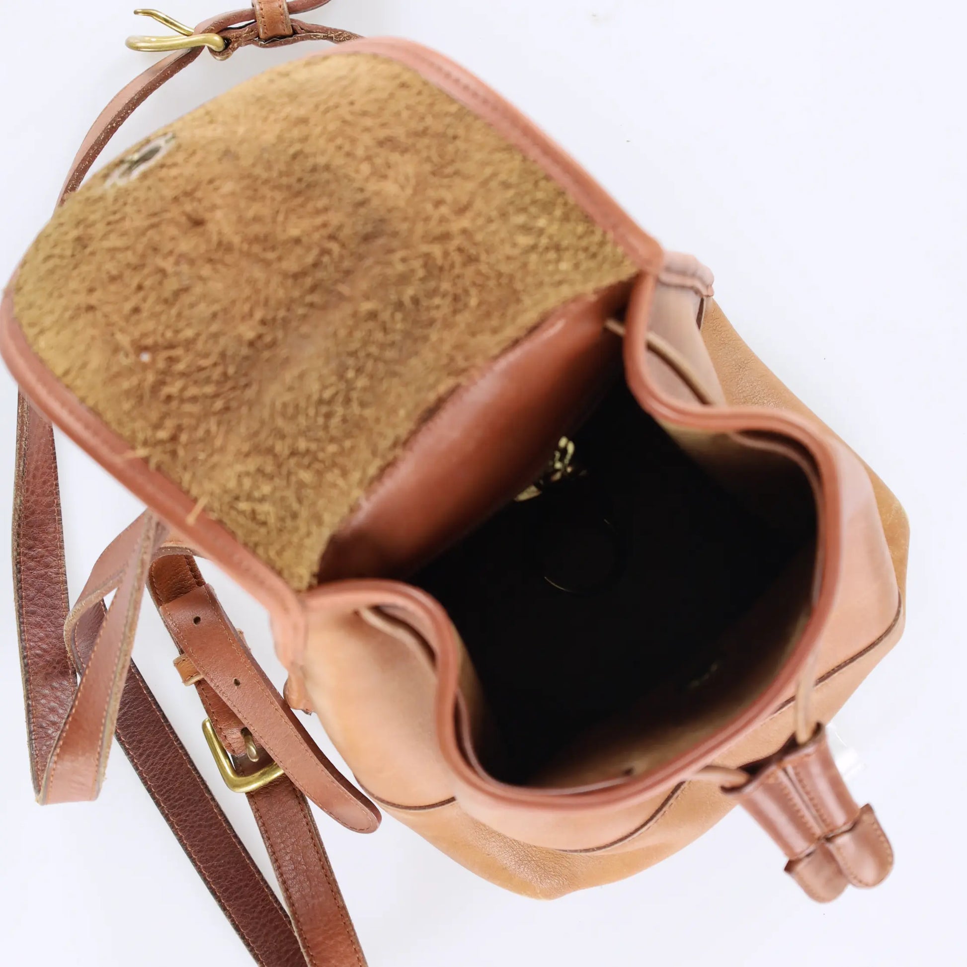 COACH 9960 'Daypack' Brown Leather Turnlock Backpack Bag - Vintage Sole Melbourne