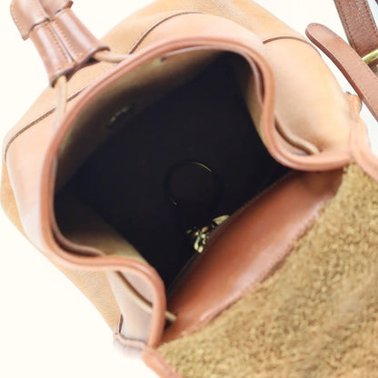 COACH 9960 'Daypack' Brown Leather Turnlock Backpack Bag - Vintage Sole Melbourne