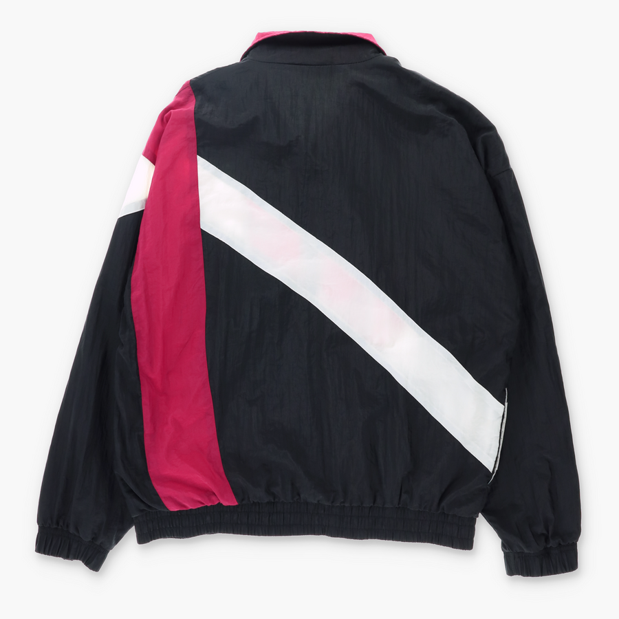 REEBOK Red Black & White Embroidered Windbreaker (XL)