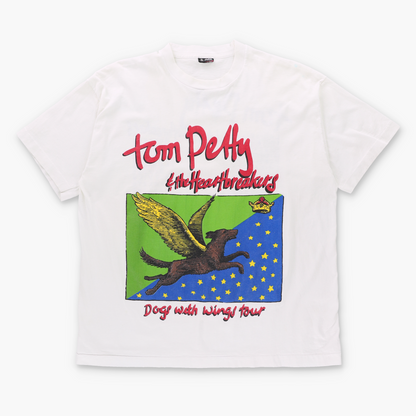 TOM PETTY & THE HEARTBREAKERS Dogs with Wings Band Tee (L-XL)