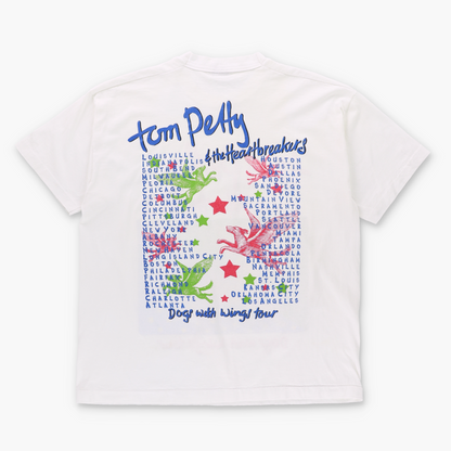 TOM PETTY & THE HEARTBREAKERS Dogs with Wings Band Tee (L-XL)