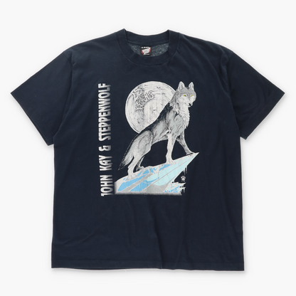 Vintage 1996 John Kay & Steppenwolf Wolf 50/50 Music Tee (L-XL)
