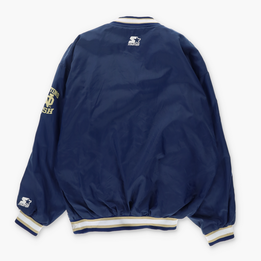 STARTER Notre Dame Embroidered Korean Made Windbreaker (L)