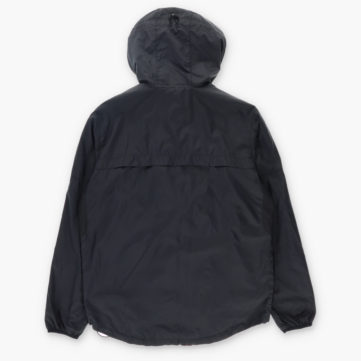 NIKE Embroidered Swoosh Black Light Windbreaker Jacket (XL)