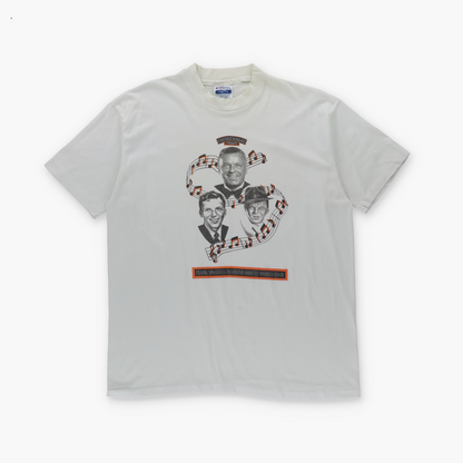 Frank Sinatra x Chivas Regal "Diamond Jubilee Tour" USA Made Single Stitch HANES White T-Shirt (XL)