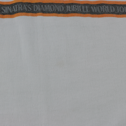 Frank Sinatra x Chivas Regal "Diamond Jubilee Tour" USA Made Single Stitch HANES White T-Shirt (XL)