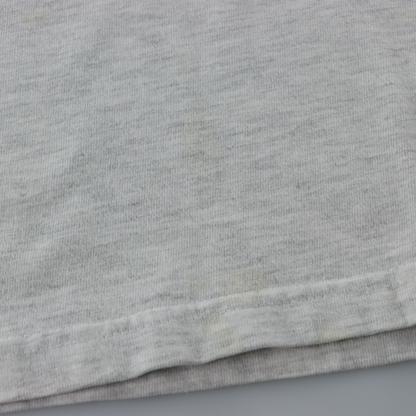 HARLEY DAVIDSON x HANES Cards & Dice "Skin Deep" West Virginia USA Made Light Grey T-Shirt (XL)