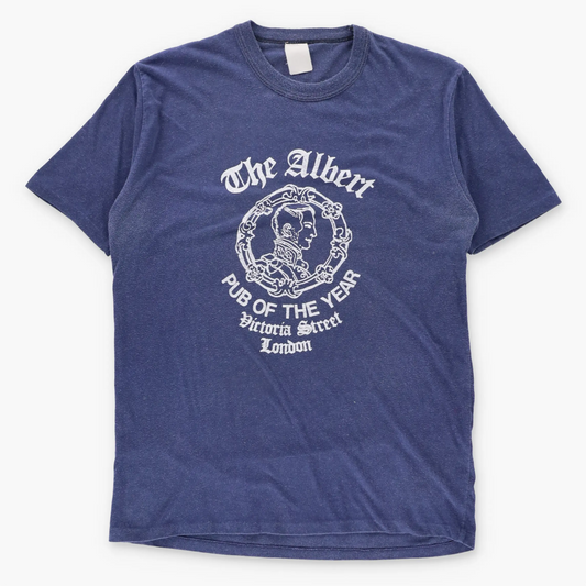 Vintage 80s The Albert "Pub Of The Year" Victoria Street London Single Stitch T-Shirt (M TALL)