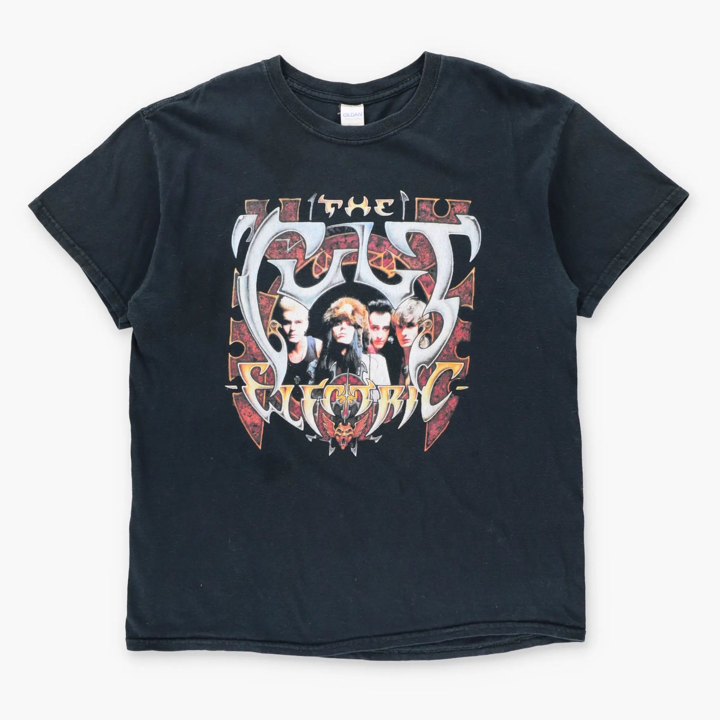 Vintage 2001 THE CULT 'Electric' Black Band Tee (L)