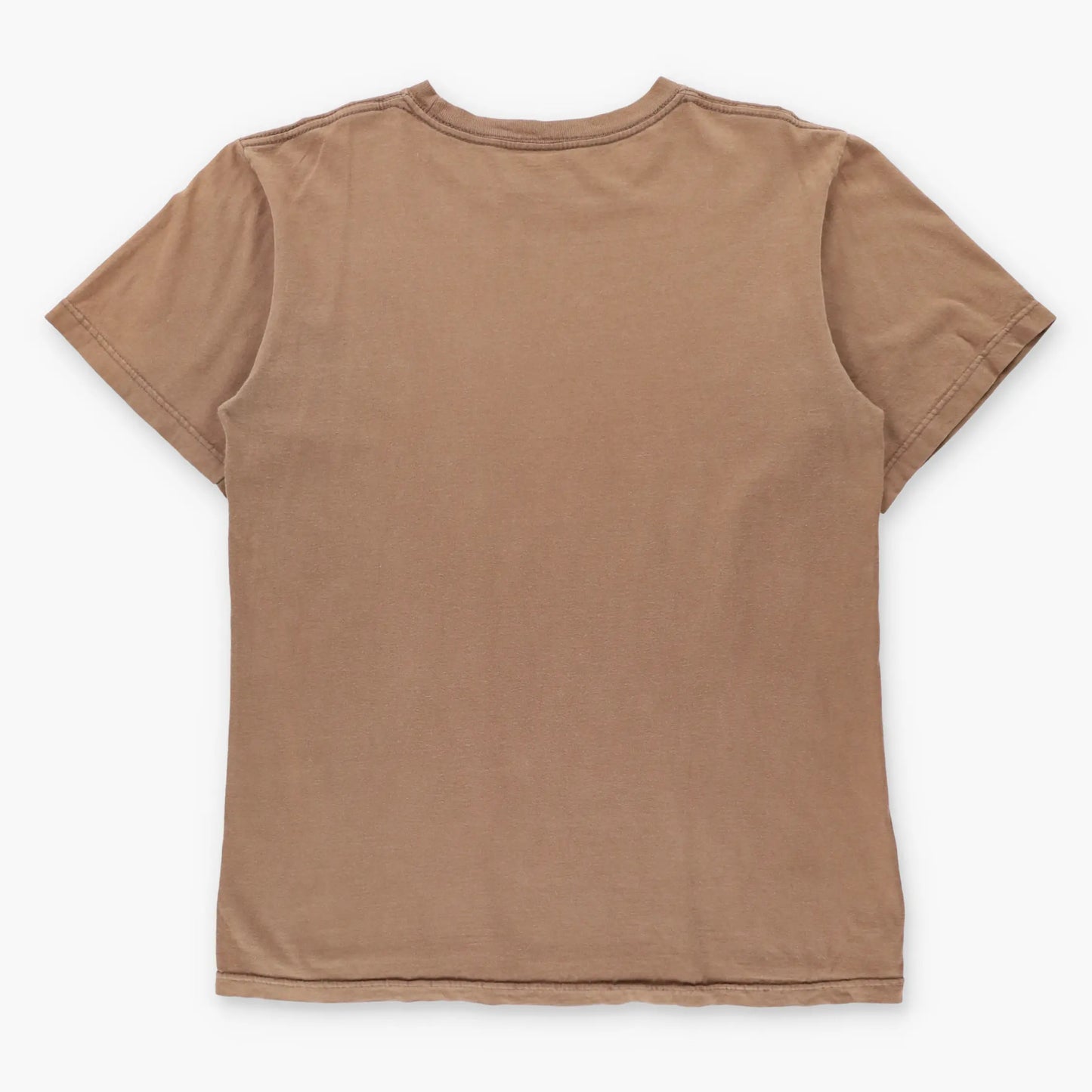 Vintage SOUTHPOLE 'Authentic Collection' Bronze Foil Detail Y2K Light Brown Skull Tee (XL)