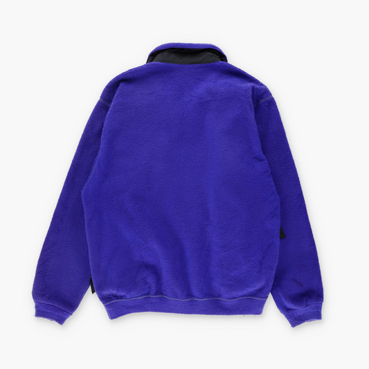 PATAGONIA 'USA Made' Vintage Purple 1 Pocket 1/2 Zip Fleece Sweatshirt Pullover (M-L)