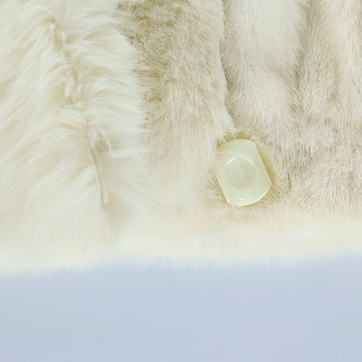 Vintage CHRISTIAN DIOR FOURRURE Hooded Mink Rabbit Fox Fur Coat (S-M)