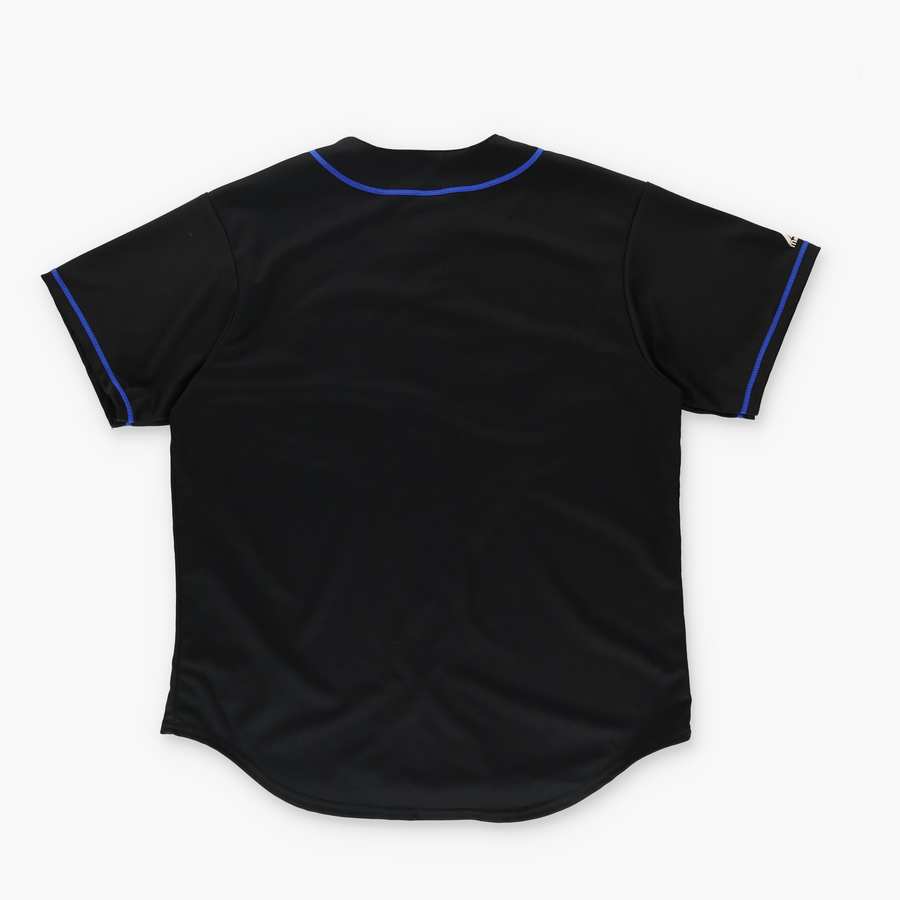 MAJESTIC New York METS MLB Black USA Made Baseball Jersey (L)