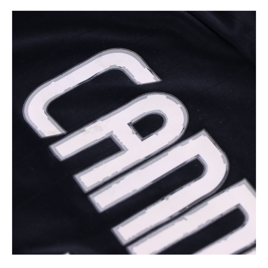 ADIDAS Real Madrid Fabio Cannavaro Black & White Soccer Jersey (M)