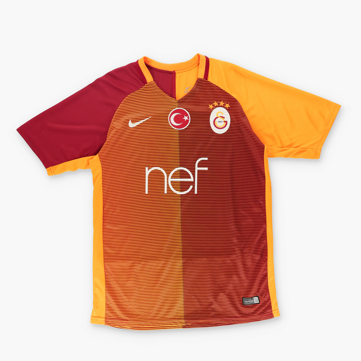 NIKE 2016 Galatasaray Orange & Red Home Football Jersey (M-L)