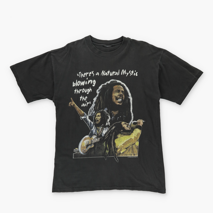 1995 Vintage Bob Marley Natural Mystic Reggae Graphic Band Tee (L-XL)