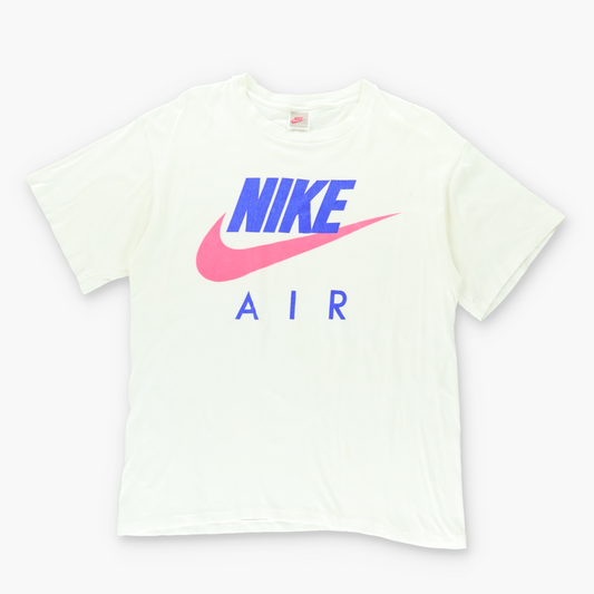 NIKE AIR Fluro Swoosh Logo USA Made Single Stitch Tee (M)
