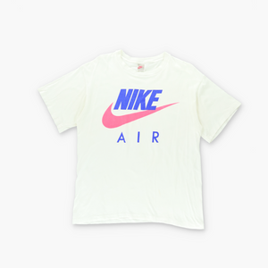 NIKE AIR Fluro Swoosh Logo USA Made Single Stitch Tee (M)
