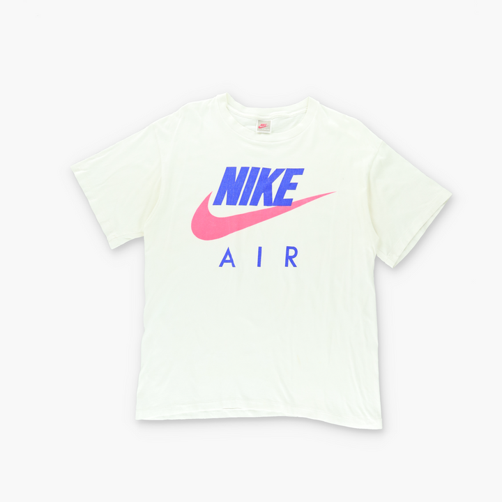 NIKE AIR Fluro Swoosh Logo USA Made Single Stitch Tee (M)