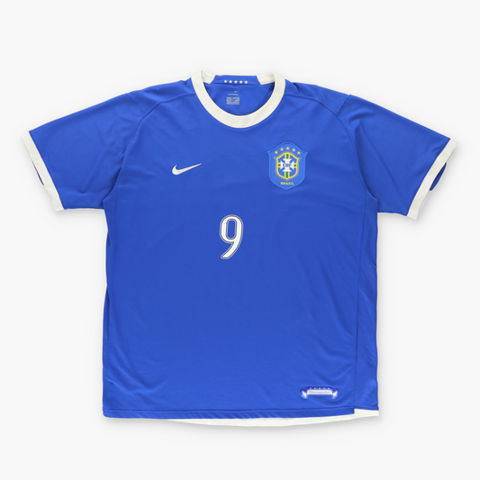 NIKE Brasil Ronaldo 2006/2007 Away Soccer Jersey (XL)
