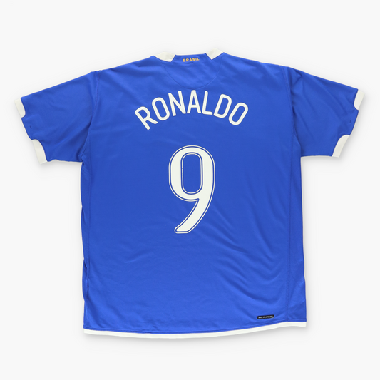 NIKE Brasil Ronaldo 2006/2007 Away Soccer Jersey (XL)