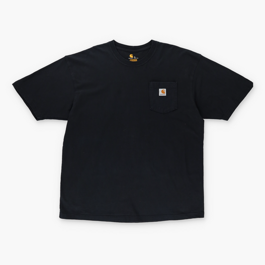 CARHARTT "Original Fit" Black Pocket T-Shirt (XL)