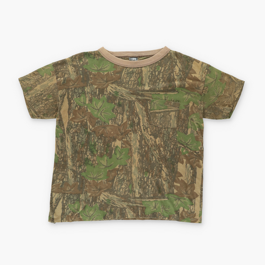 TREBARK Realtree Camo 'Single Pocket' T-shirt (S-M)