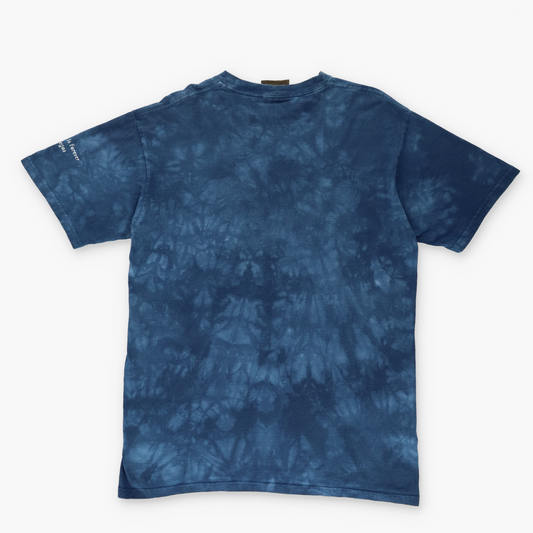 THE MOUNTAIN Navy Tie Dye 'Marine Life' Graphic T-Shirt (M)