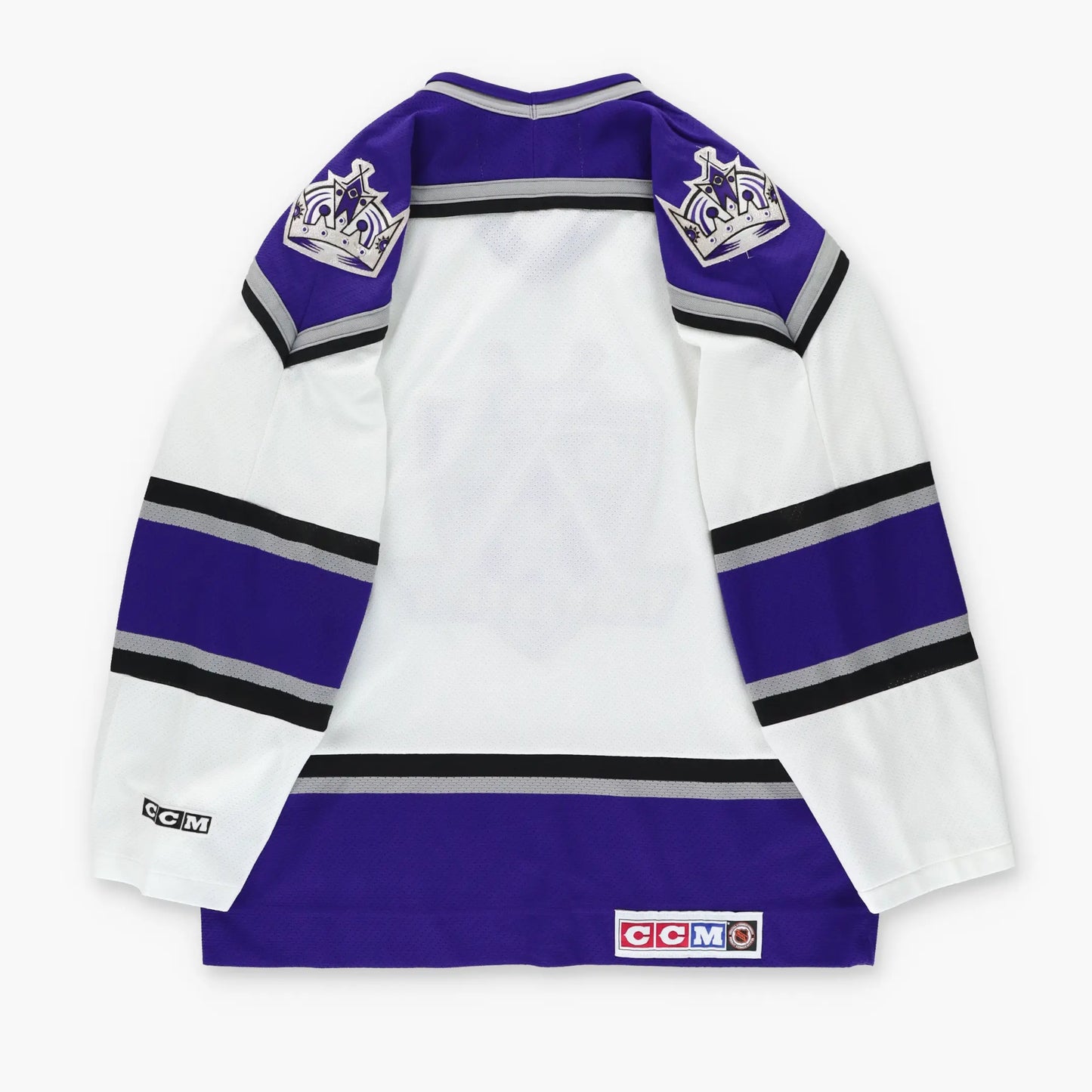 Vintage NHL Los Angeles Kings 'Coat of Arms' CCM Hockey Jersey Canada Made (M)
