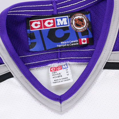 Vintage NHL Los Angeles Kings 'Coat of Arms' CCM Hockey Jersey Canada Made (M)